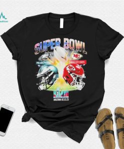 Super Bowl LVII 2022 2023 Philadelphia Eagles vs Kansas City Chiefs Shirt