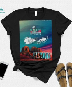 Super Bowl LVII Kansas City Chiefs Vs Philadelphia Eagles 2023 Poster Shirt