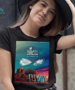 Super Bowl LVII Kansas City Chiefs Vs Philadelphia Eagles 2023 Poster Shirt