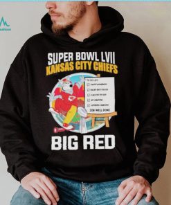 Super Bowl LVII Kansas city Chiefs big red job well done shirt