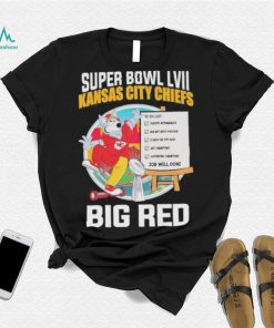 Super Bowl LVII Kansas city Chiefs big red job well done shirt