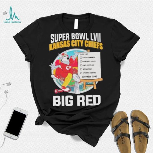 Super Bowl LVII Kansas city Chiefs big red job well done shirt