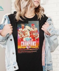 Super bowl LVII champions Kansas city Chiefs poster sport shirt