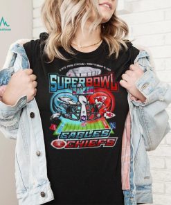 Superbowl 57 LVII Philadelphia Eagles Vs. Kansas City Chiefs 2023 Shirt