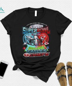 Superbowl 57 LVII Philadelphia Eagles Vs. Kansas City Chiefs 2023 Shirt