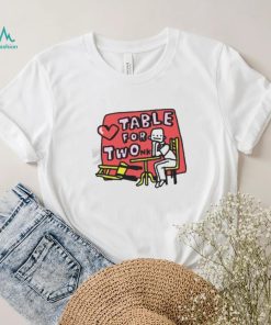 Table for twonk shirt