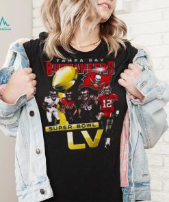 Tampa Bay Buccaneers super bowl LVI signatures T shirt