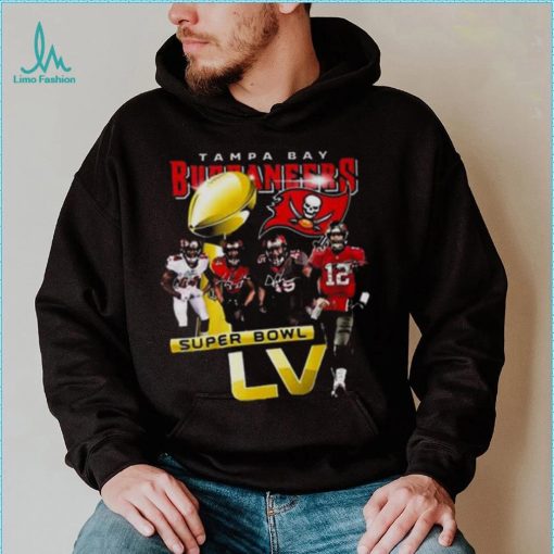 Tampa Bay Buccaneers super bowl LVI signatures T shirt