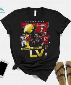 Tampa Bay Buccaneers super bowl LVI signatures T shirt