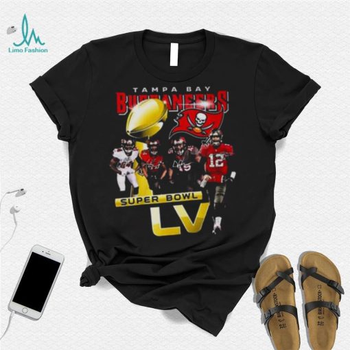 Tampa Bay Buccaneers super bowl LVI signatures T shirt