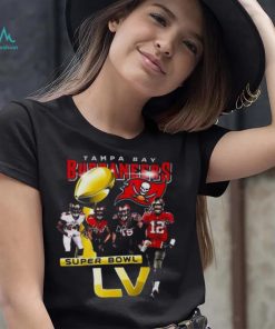 Tampa Bay Buccaneers super bowl LVI signatures T shirt