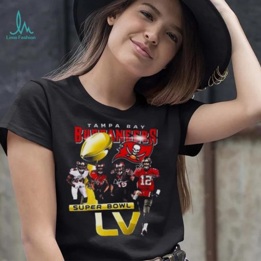 Tampa Bay Buccaneers super bowl LVI signatures T shirt