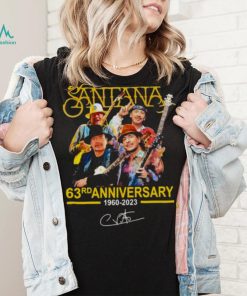 Thank You For The Memories Santana 63rd Anniversary 1960 2023 shirt