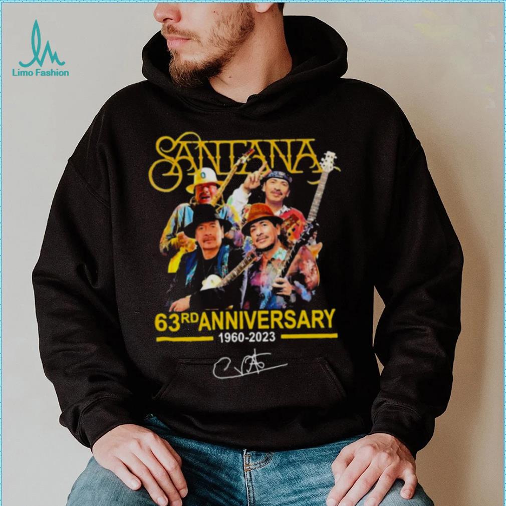 Thank You For The Memories Santana 63rd Anniversary 1960 2023 shirt Thank You For The Memories Santana 63rd Anniversary 1960 2023 shirt