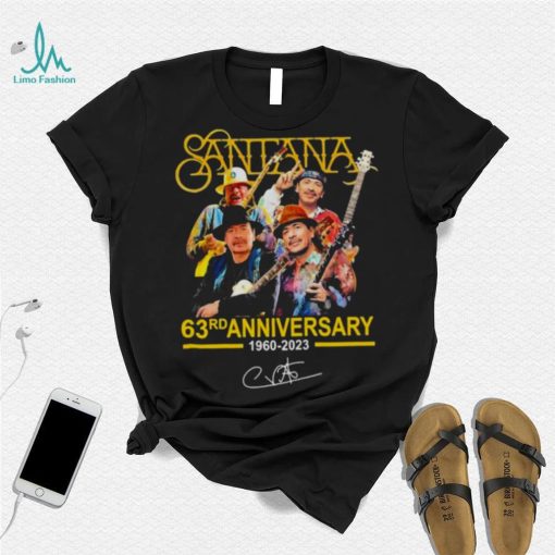 Thank You For The Memories Santana 63rd Anniversary 1960 2023 shirt