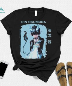 The Demon Exorcist Anime Okumura Rin Blue shirt