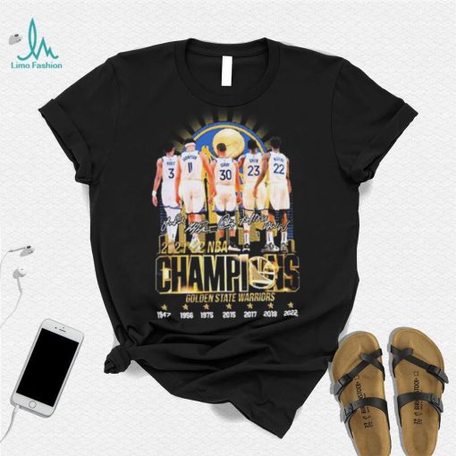 The Gold Blood Warriors 2021 22 Nba Champions Golden State Warriors Shirt