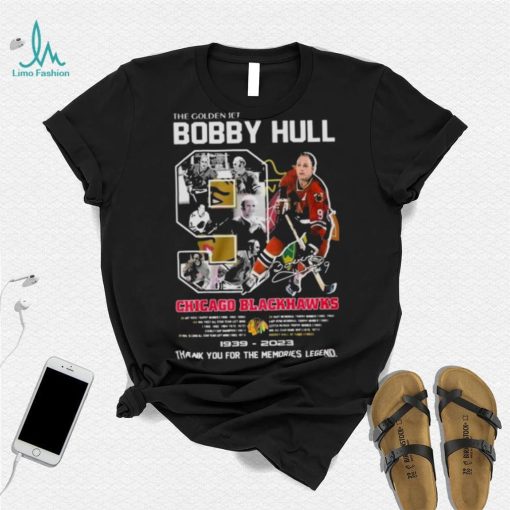 The Golden Jet Bobby Hull Chicago Blackhawks 1939 – 2023 Thank You For The Memories Legend Shirt