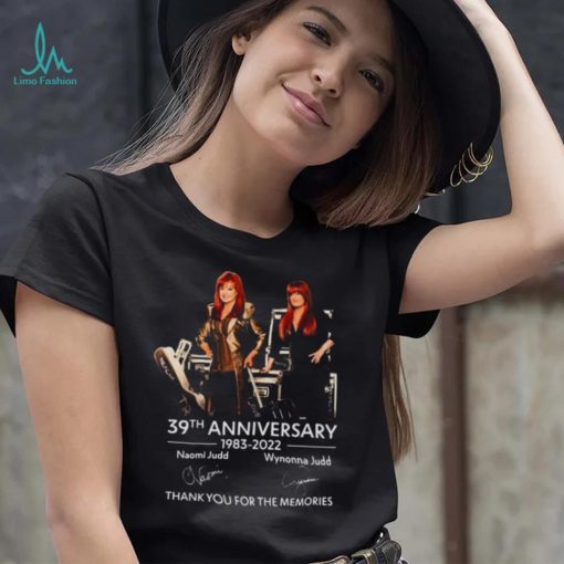 The Judds T Shirt The Judds Naomi Wynonna Anniversary 2022 Thank You For The Memories shirt