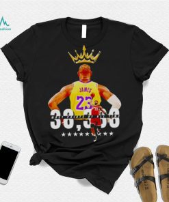 The King LeBron James points shirt