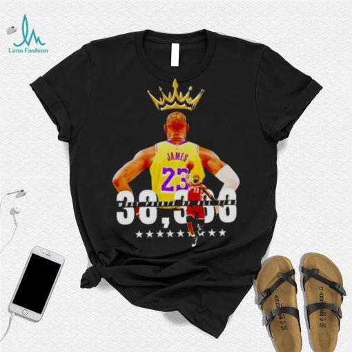 The King LeBron James points shirt