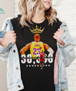 The King LeBron James points shirt