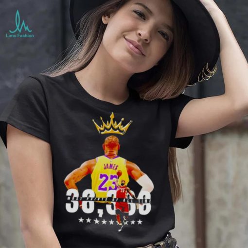 The King LeBron James points shirt