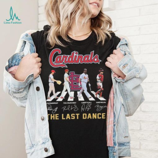 St. Louis Cardinals Abbey Road The Last Dance Thank You For The Memories  Signature Shirt - Limotees