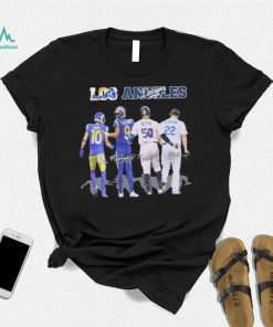 The Los Angeles Sports Team Players Signatures Shirt