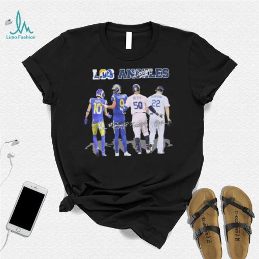 The Los Angeles Sports Team Players Signatures Shirt