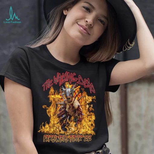 The Walking Dead Farewell Tour Walker Vintage Distressed T Shirt