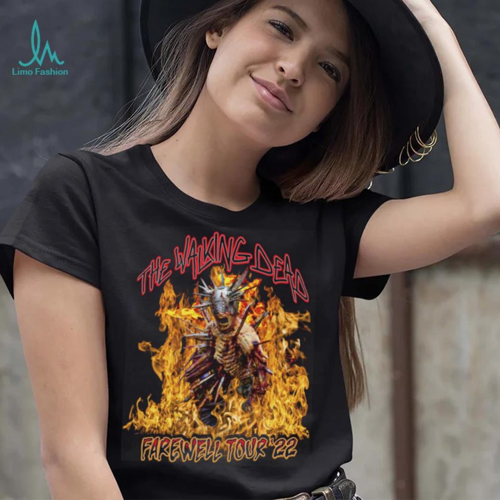 The Walking Dead Farewell Tour Walker Vintage Distressed T Shirt The Walking Dead Farewell Tour Walker Vintage Distressed T Shirt