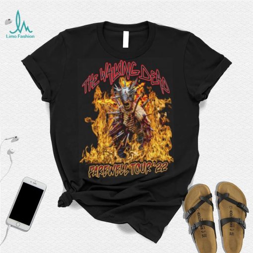 The Walking Dead Farewell Tour Walker Vintage Distressed T Shirt