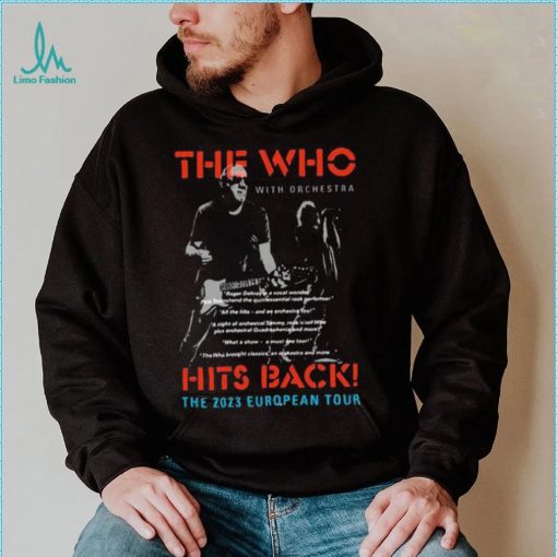 The Who Hits Back The Nelson1 2023 New Tour Shirt