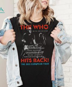 The Who Hits Back The Nelson1 2023 New Tour Shirt