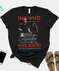 The Who Hits Back The Nelson1 2023 New Tour Shirt