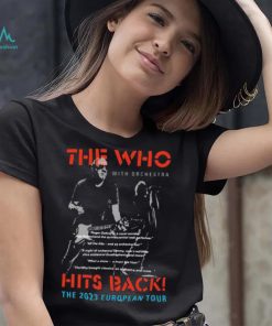 The Who Hits Back The Nelson1 2023 New Tour Shirt