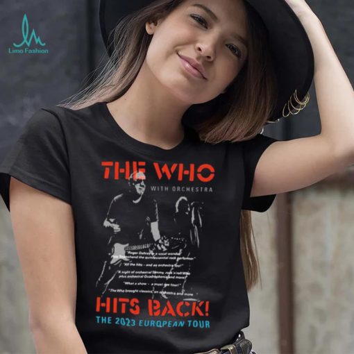 The Who Hits Back The Nelson1 2023 New Tour Shirt