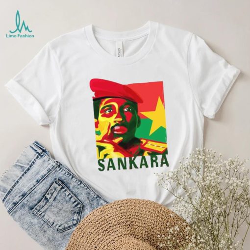 Thomas Sankara African Marxist Revolutionary Cartoon Style Gamer Cult Meme Movie Music Cool Shirt
