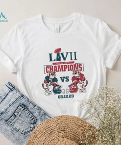 Tigers Eagles Vs Chiefs Super Bowl LVII Champions 2023 Shirt