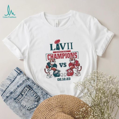 Tigers Eagles Vs Chiefs Super Bowl LVII Champions 2023 Shirt