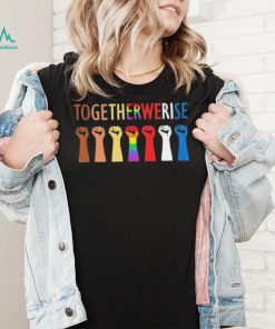 Together We Rise Unity Design Black History Shirt