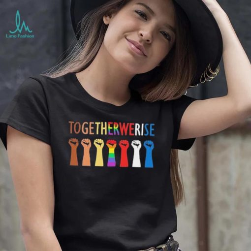 Together We Rise Unity Design Black History Shirt
