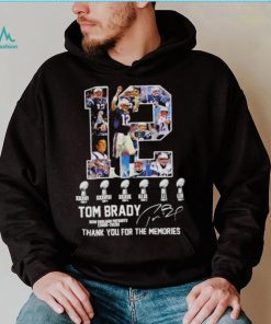 Tom Brady New England Patriots 2000 2020 6x Super Bowl thank you for the memories signature shirt