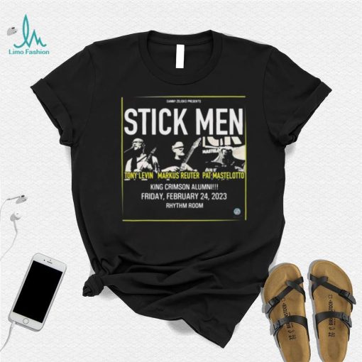 Tony Levin Stick Men T Shirt 2023 New Tour Shirt