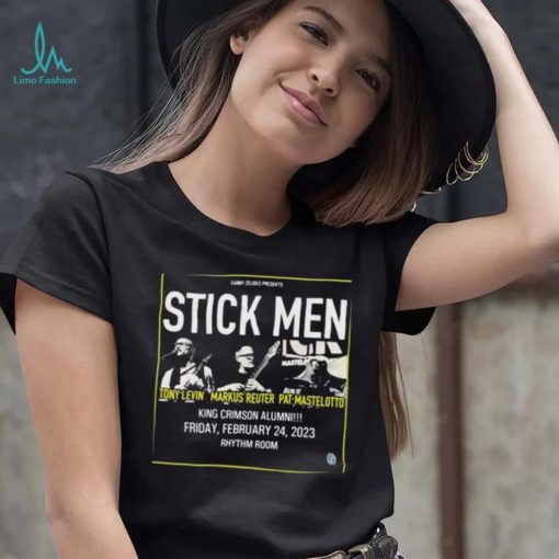 Tony Levin Stick Men T Shirt 2023 New Tour Shirt