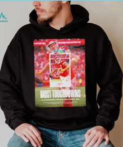 Travis Kelce Most Touchdowns In Postseason History For A Tight End With Kansas City Chiefs NFL Vintage Shirt