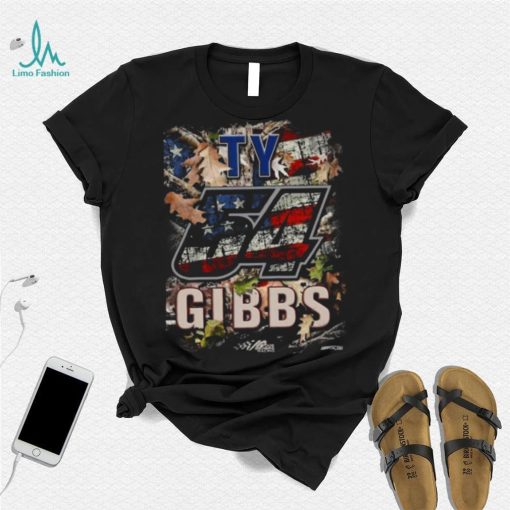 Ty Gibbs Joe Gibbs Racing Team Collection Patriotic Shirt