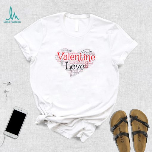 Valentine Love Marriage couple heart T shirt