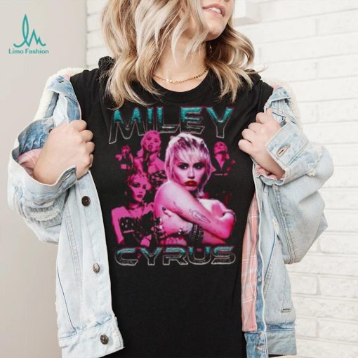 Vintage Miley Singer 90s Retro Miley Cyrus Collage shirt